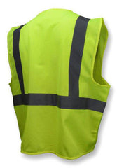 Radians SV2ZGMS Radwear S Size Safety Vest with Zipper in Hi-Viz Green