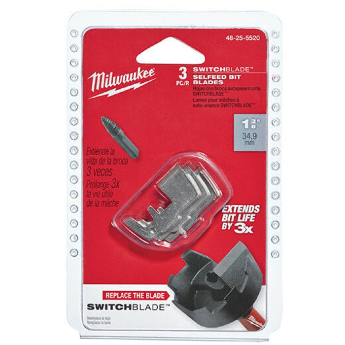 MILWAUKEE Milwaukee 48-25-5520 Replacement Switch Blade 1-3/8 in (3 Pack)