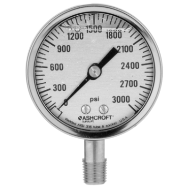 ASHCROFT 251009SWL02L3000 PRESSURE GAUGES