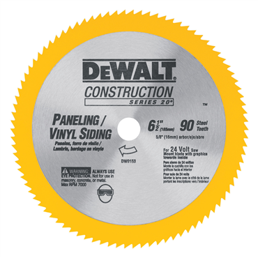 DEWALT DW9153 CIRCULAR SAW BLADES