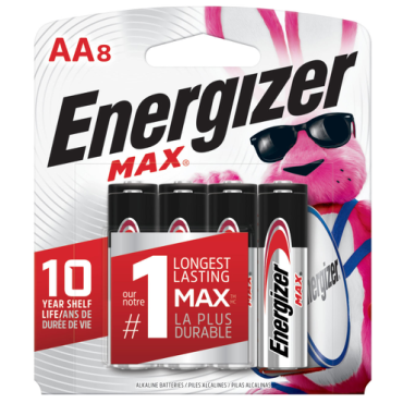 ENERGIZER E91MP-8 BATTERIES