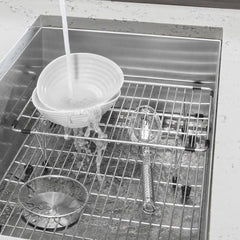 BLANCO BLANCO 231608 Quatrus 15-3/8 in. Multi-Level Sink Grid in Stainless Steel