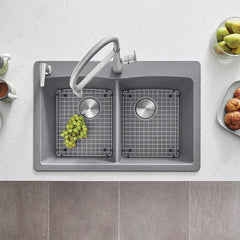 BLANCO Blanco 221008 Diamond 15-1/4 x 12-3/4 in. Stainless Steel Sink Grid, Fits Diamond Double Left Bowl