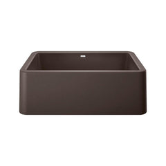 BLANCO BLANCO 401733 Ikon 30 x 19 in No Hole Composite Single Bowl Undermount Kitchen Sink in Cafe Brown