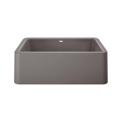 BLANCO Blanco 401778 Ikon 30 x 19 in. No Hole Composite Single Bowl Undermount Kitchen Sink in Metallic Gray