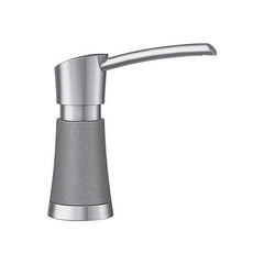 BLANCO BLANCO 442052 Artona 4-3/8 in. 12 oz Kitchen Soap Dispenser in Stainless Steel with Metallic Grey