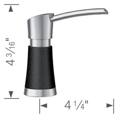 BLANCO BLANCO 442049 Artona Soap Dispenser - PVD Steel/Anthracite
