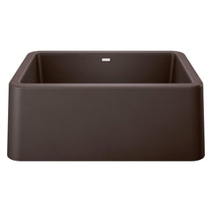 BLANCO BLANCO 402312 Ikon 27 x 19 in. Composite Single Bowl Farmhouse Kitchen Sink in Cafe Brown
