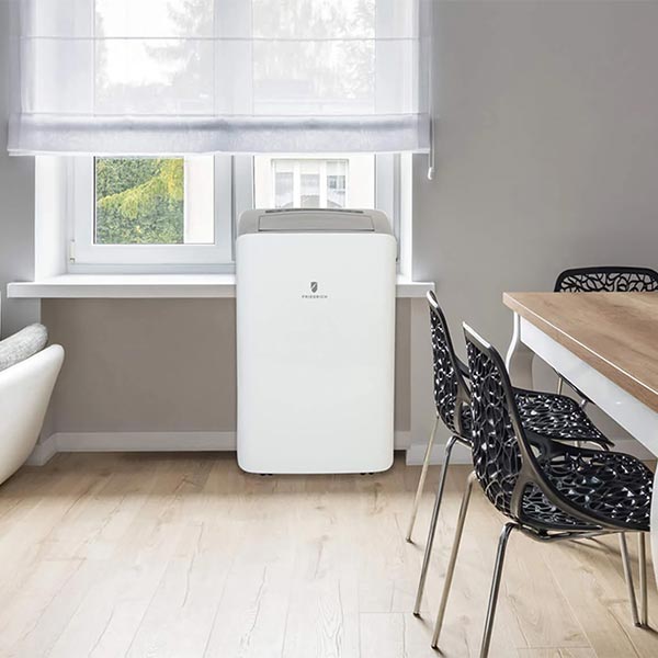 FRIEDRICH Friedrich ZCP12DB Dual Hose Portable Smart Wi-Fi Air Conditioner 11,000 W Btu/hr Cooling 115V