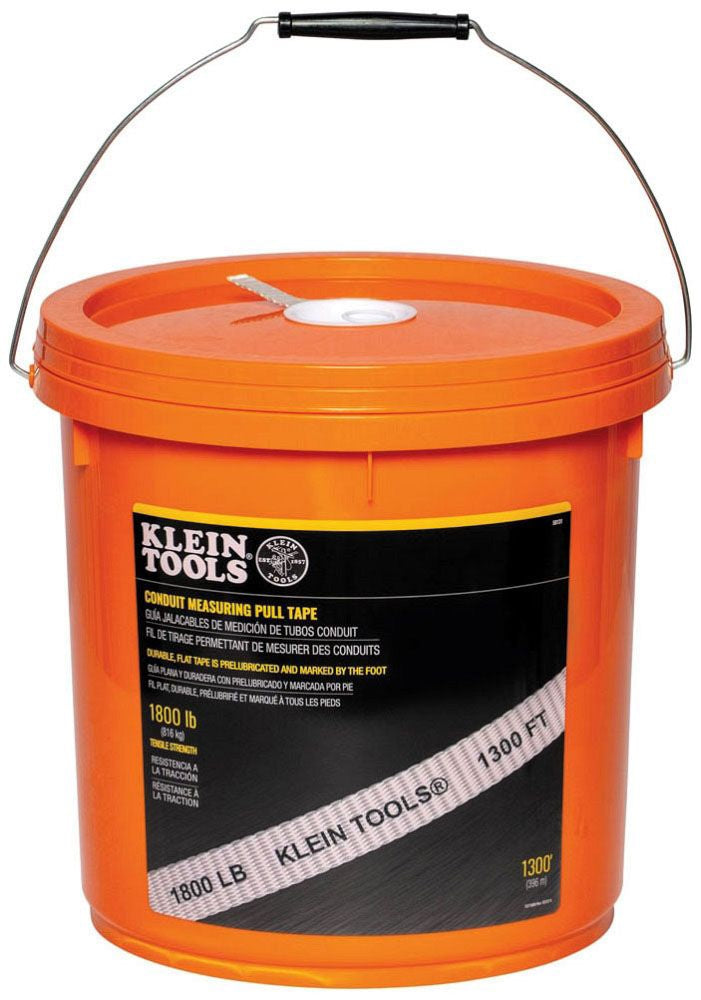 KLEIN TOOLS Klein Tools 50131 Conduit Measuring Pull Tape 1800-Pound x 1300-Foot