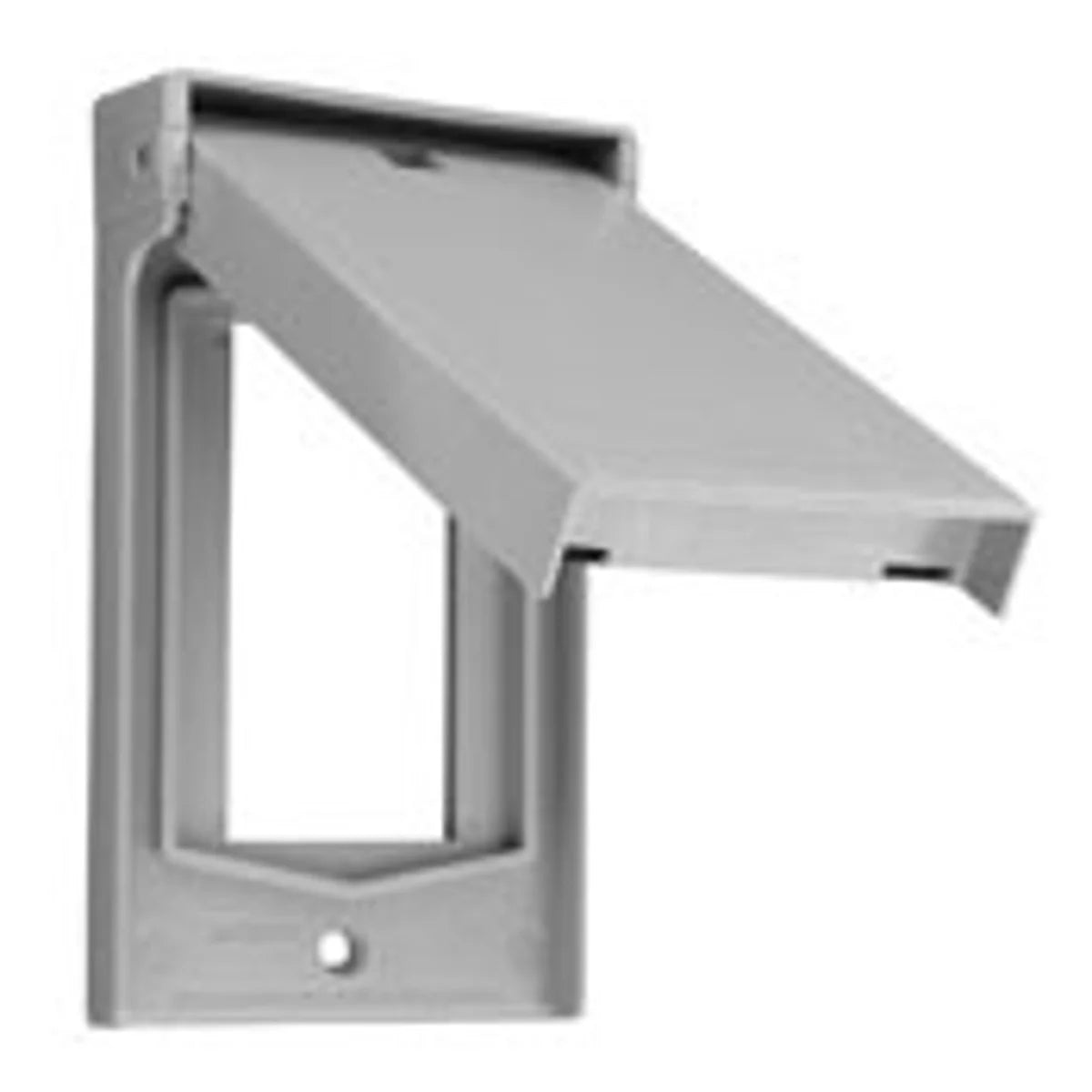LEVITON Leviton 4998-W 1-Gang Decora/GFCI Weather-Resistant Thermoplastic Vertical Self Closing Lid White