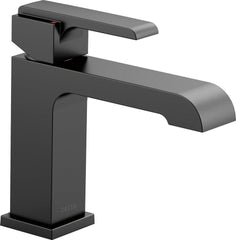 DELTA FAUCET Delta Faucet 567LF-BLMPU Ara Single Handle Bathroom Sink Faucet in Matte Black