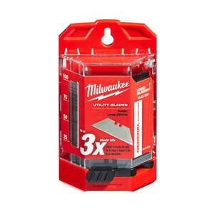 MILWAUKEE Milwaukee 48-22-1900 General Purpose Utility Blade with Dispenser - 100 Pack