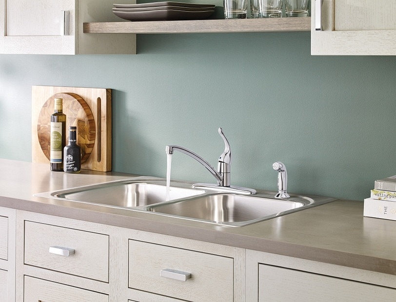 MOEN Moen 7425 Chateau Single Handle Kitchen Faucet in Chrome