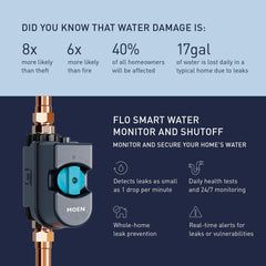 MOEN Moen 900-002 Flo 1-1/4 in. Smart Water Monitor & Shutoff