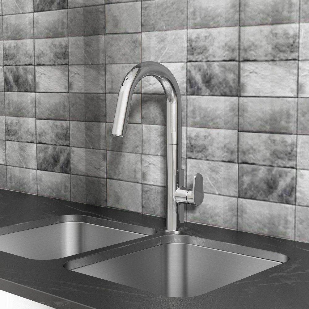 AMERICAN STANDARD American Standard 4931.380.002 Beale Single Handle Pull Down Touchless Kitchen Faucet 1.5 gpm