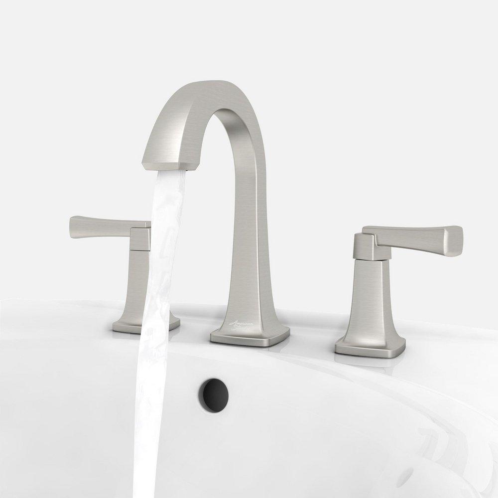 AMERICAN STANDARD American Standard 7353801.295 Townsend Two Handle Widespread Bathroom Sink Faucet in Brushed Nickel