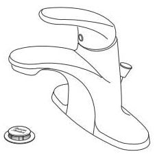 AMERICAN STANDARD 7075002.002 BATH & KITCHEN FAUCETS