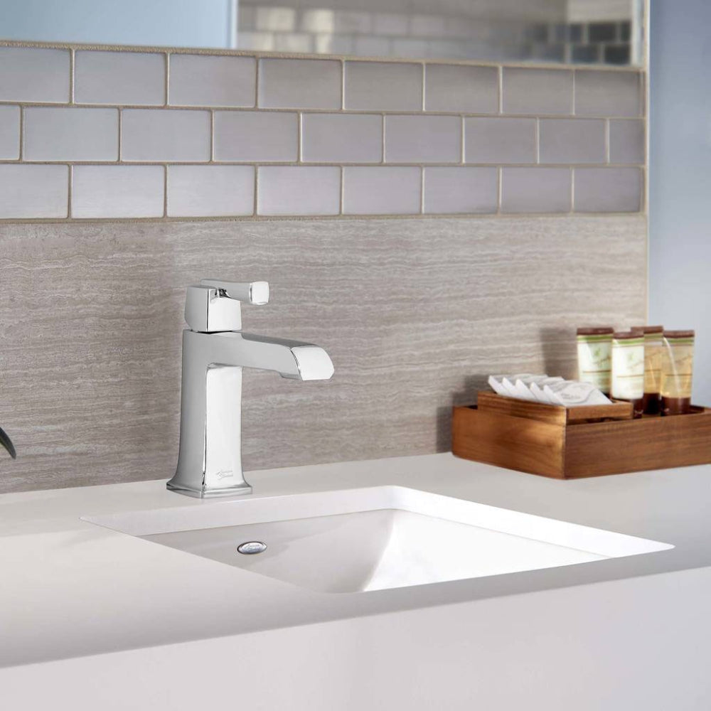 AMERICAN STANDARD American Standard 7353101.002 Townsend Single Handle Monoblock Bathroom Sink Faucet in Polished Chrome