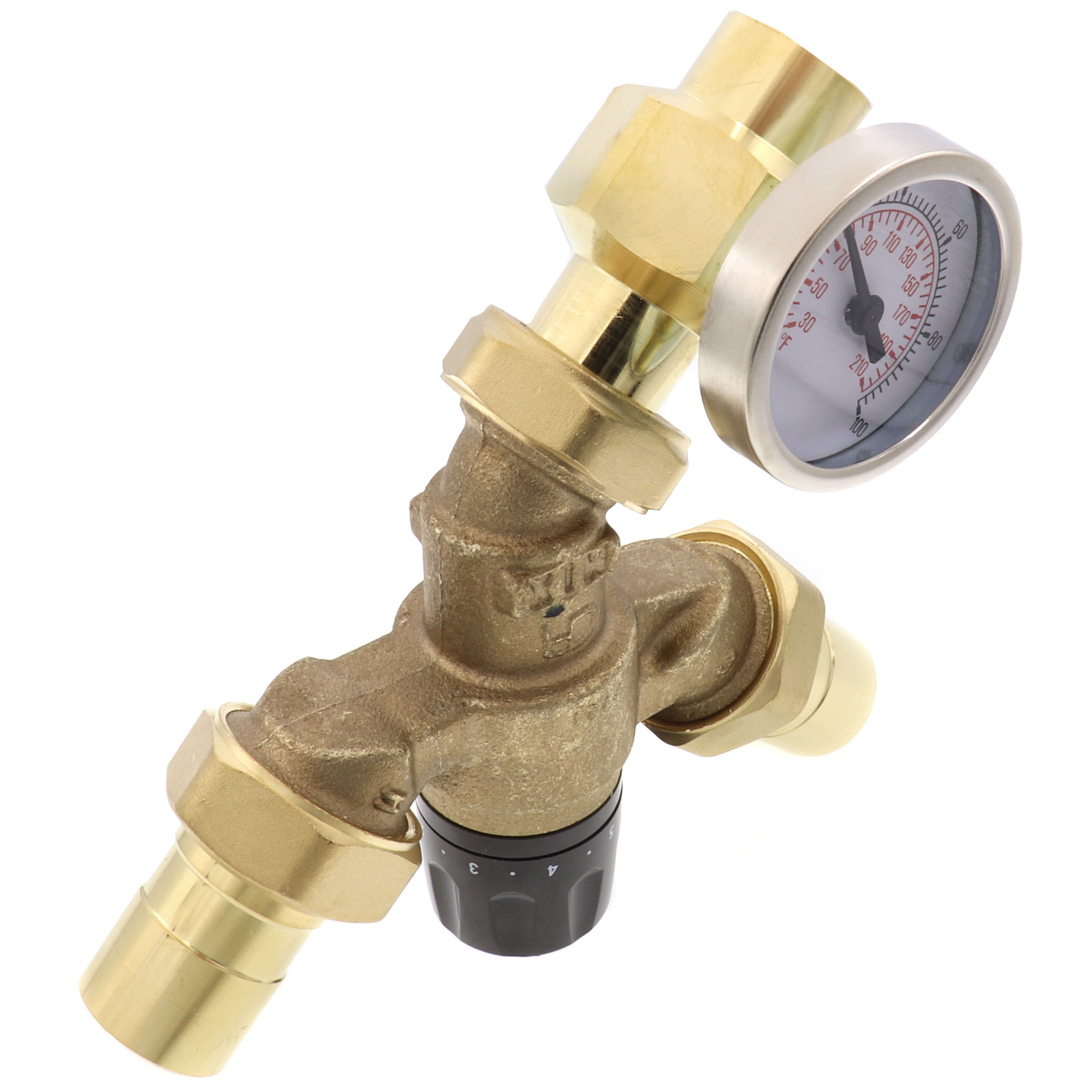 CALEFFI Caleffi 520519AC AngleMix 3-Way Mixing Valve 3/4