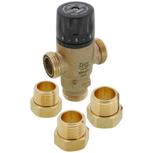 CALEFFI Caleffi 521600A MixCal 3-way Mixing Valve 1 NPT