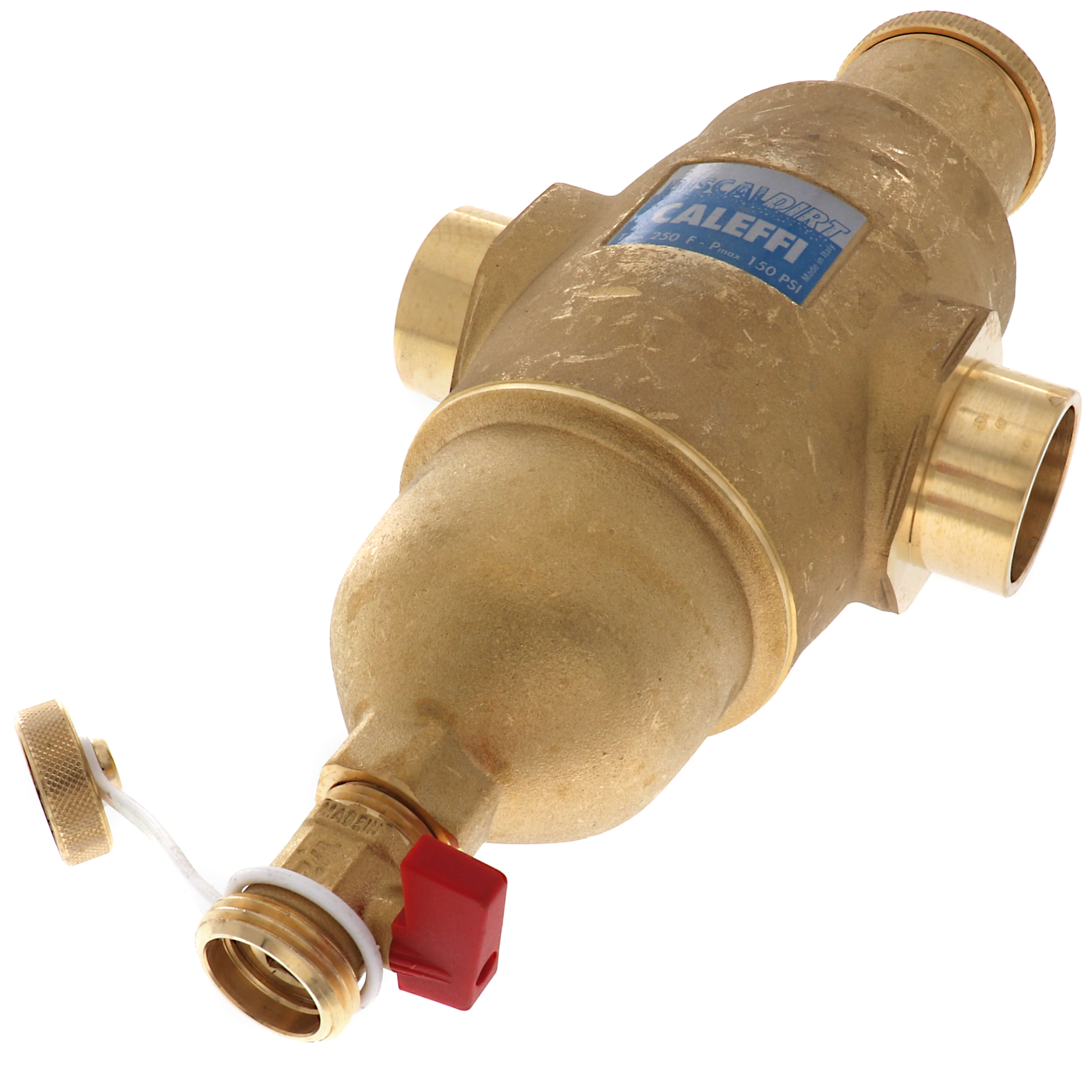 CALEFFI Caleffi 546097A DISCALDIRT Air & Dirt Separator 1-1/4 Sweat