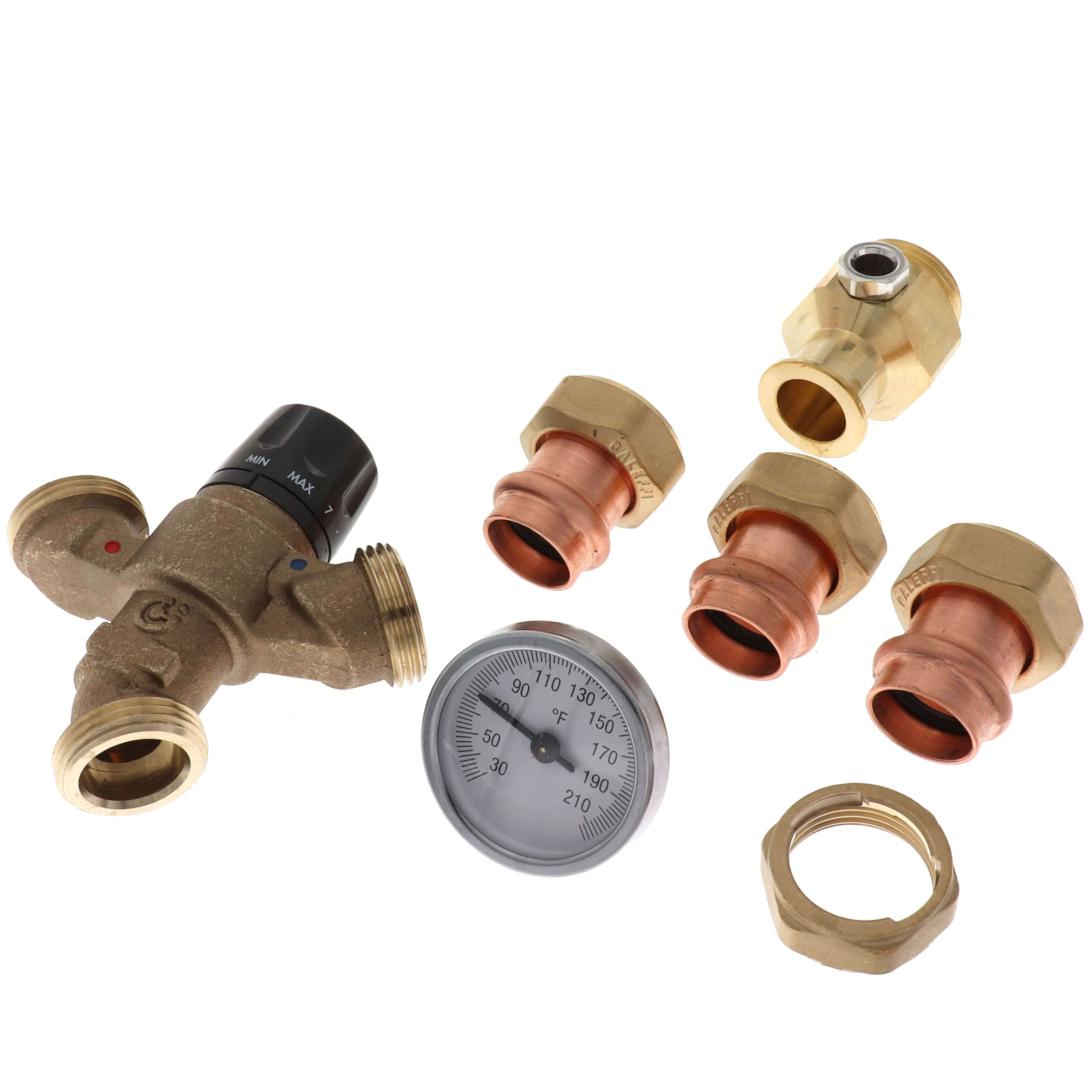 CALEFFI Caleffi 520516A AngleMix 3-Way Mixing Valve 3/4 Press