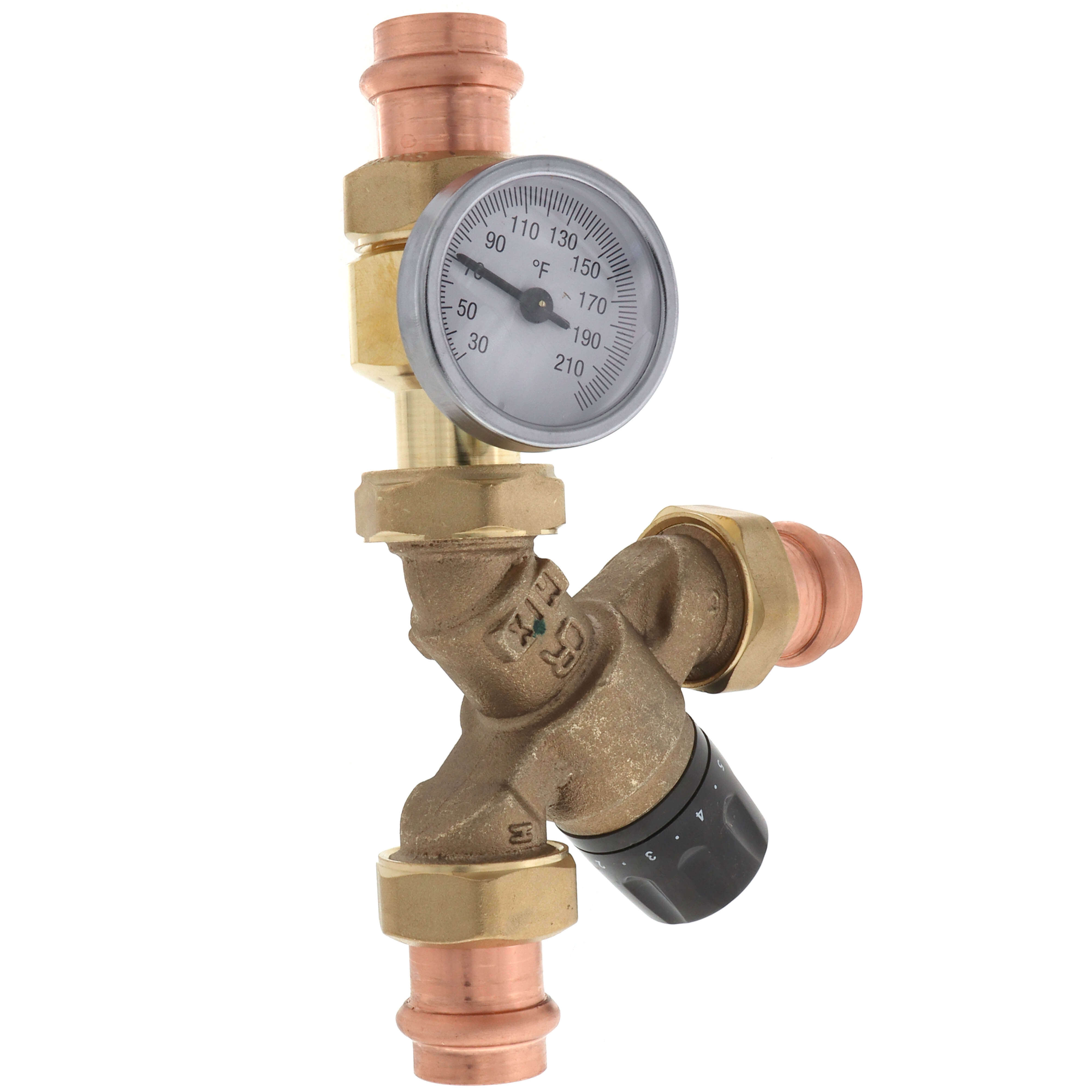 CALEFFI Caleffi 520516A AngleMix 3-Way Mixing Valve 3/4 Press