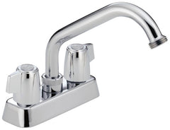 DELTA FAUCET Delta Faucet 2123LF Classic Two Handle Laundry Faucet 2-Handle 4 Inch