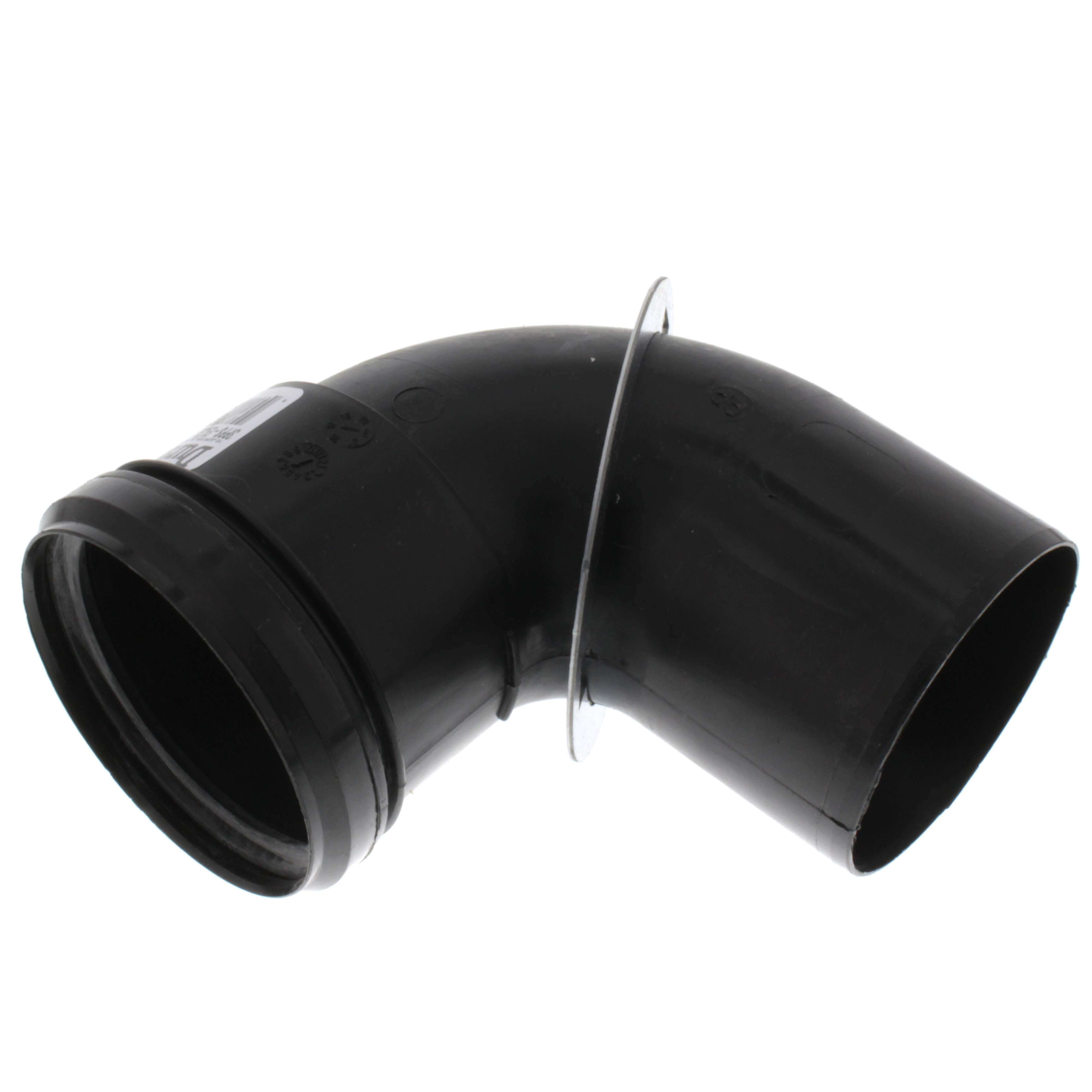 DURAVENT DuraVent 3PPS-E90BC 3 PolyPro 90 Black UV Resistant Elbow w/ LB2
