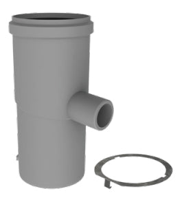DURAVENT DuraVent 4PPS-CDC 4 x 7 PolyPro Condensate Drain w/ LB2