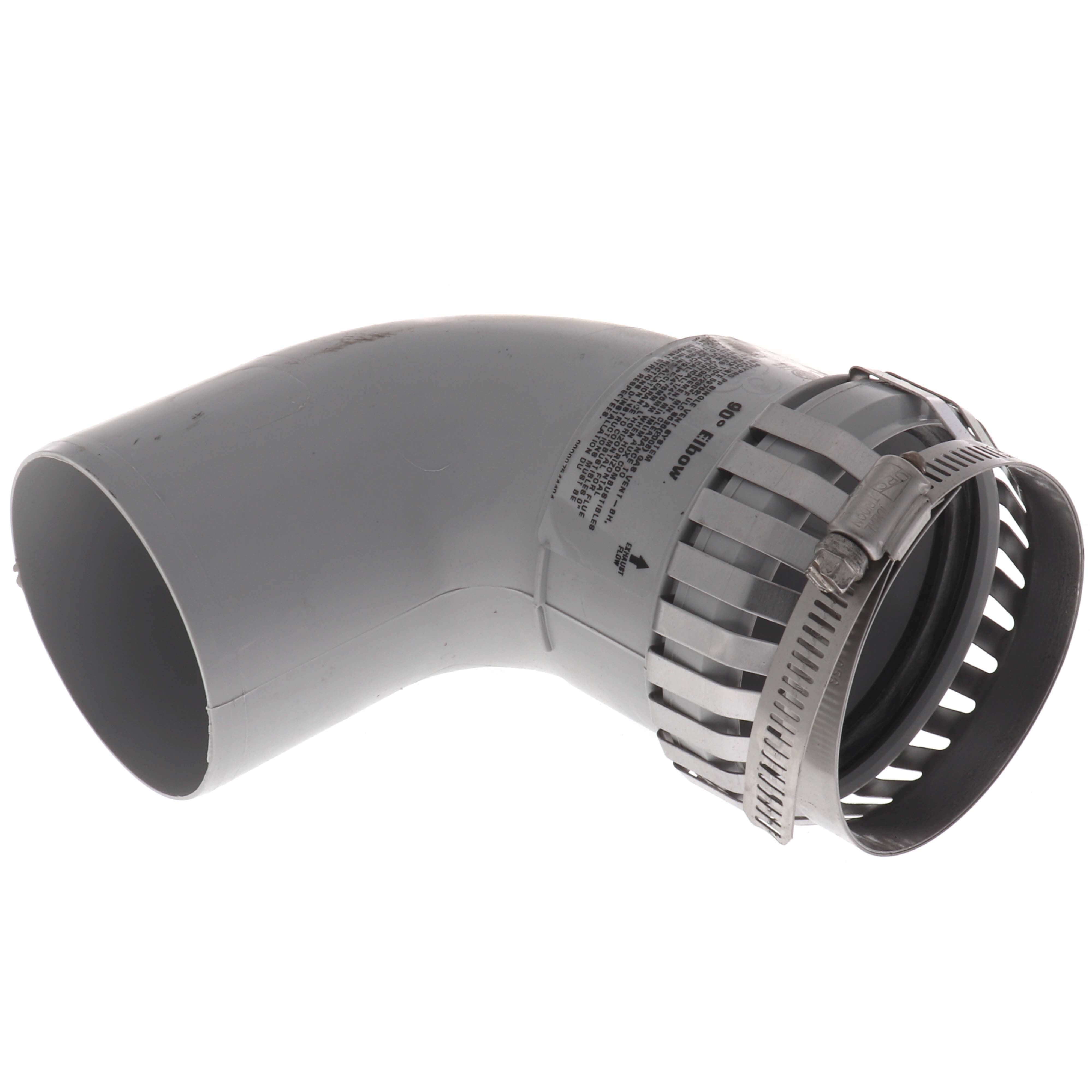 DURAVENT DuraVent 3PPS-E90C 3 PolyPro 90 Elbow w/ Locking Clamp