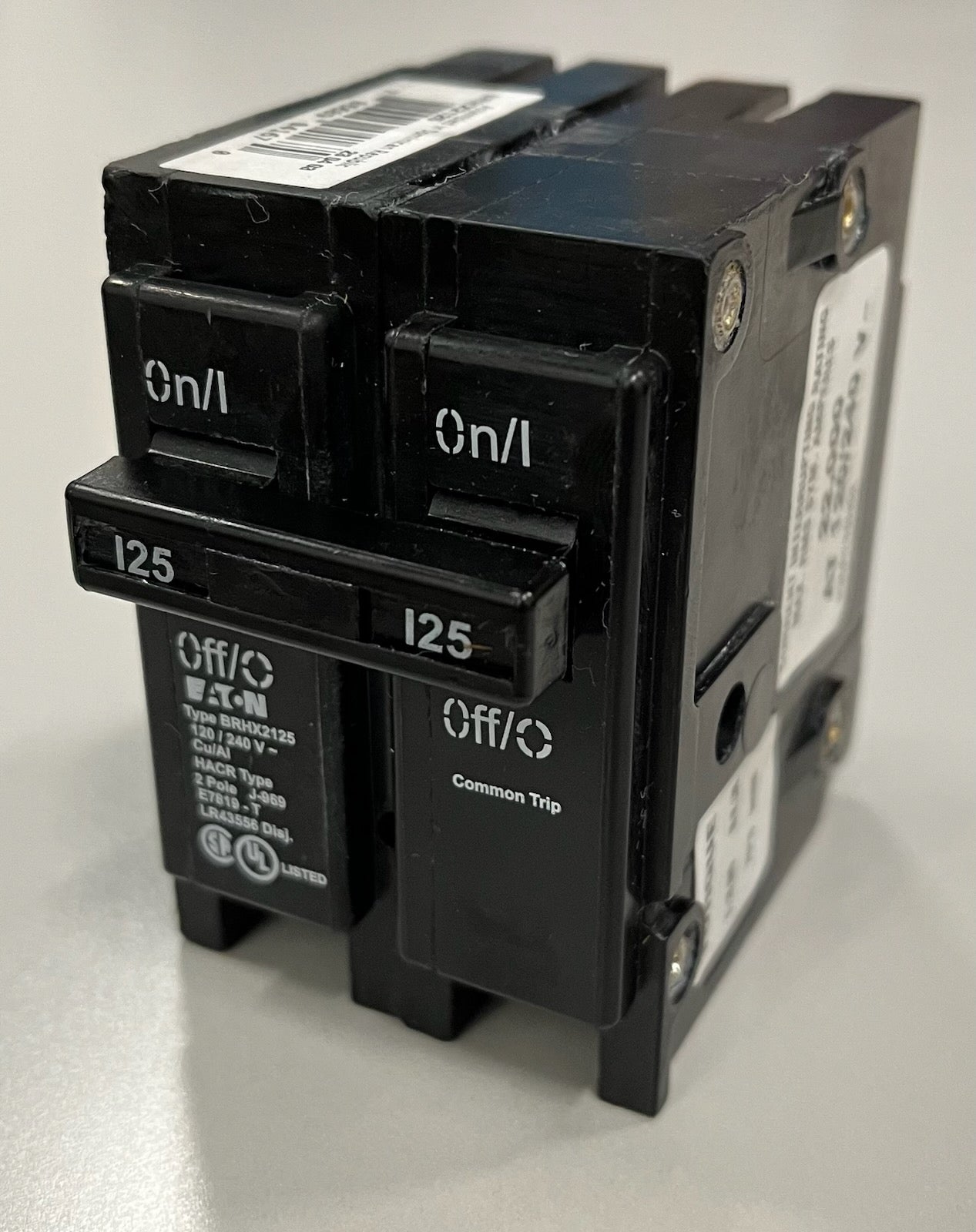 EATON Eaton BRHX2125 Type BR, 125A, 2-Pole, 22KAIC