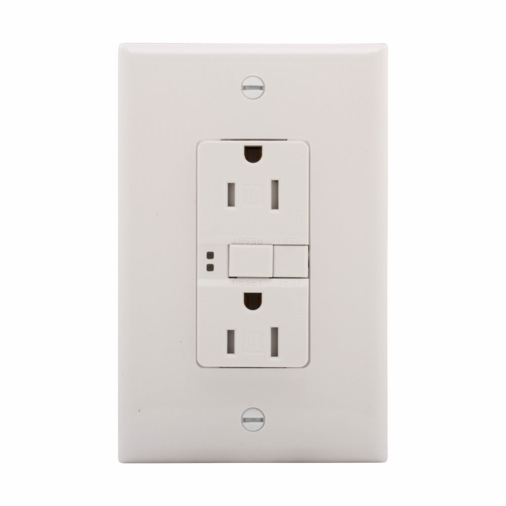 EATON Eaton TRSGF15W GFCI Receptacle 15A 125V