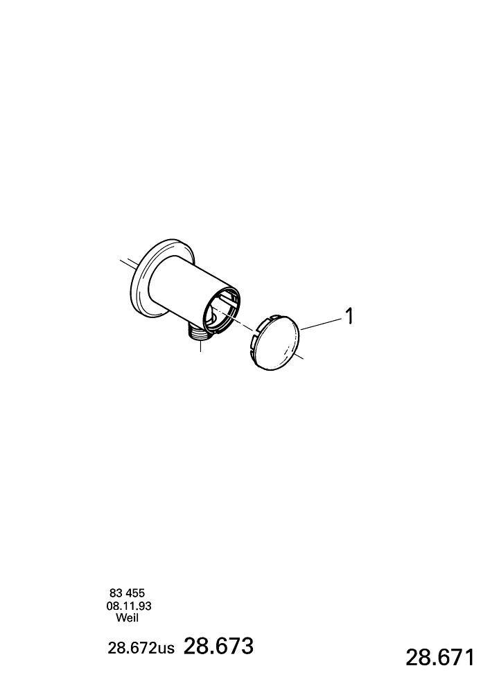 GROHE GROHE 28672000 Relexa Supply Elbow in StarLight Chrome