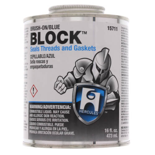HERCULES Hercules 15-711 Block 16 oz. Blue Thread Sealant