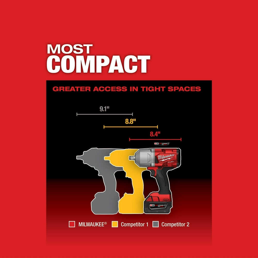MILWAUKEE Milwaukee 2767-22GR M18 Fuel HTIW W/ Grease Gun Kit
