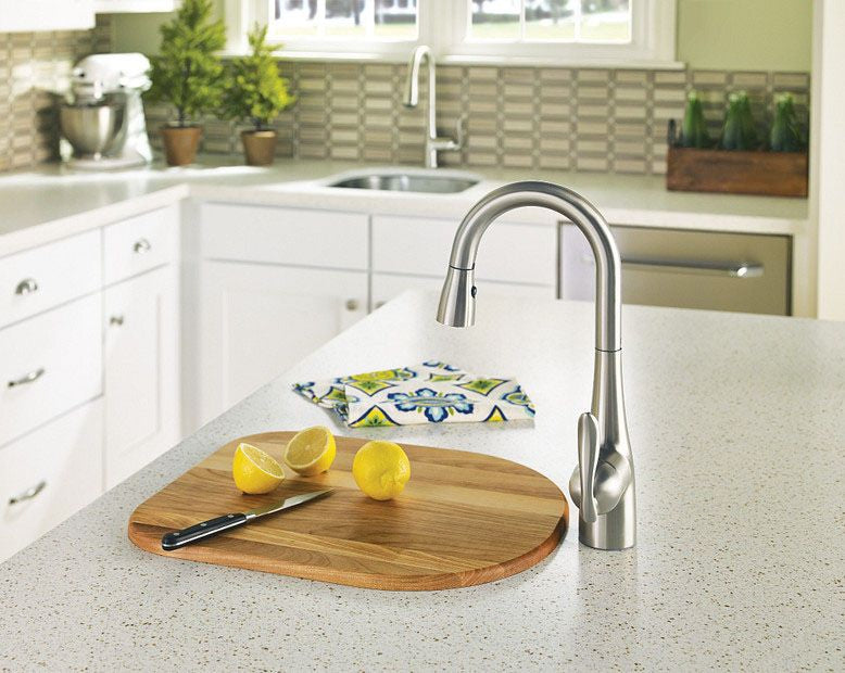 MOEN Moen 5995SRS Arbor Single Handle Bar Faucet in Spot Resist Stainless