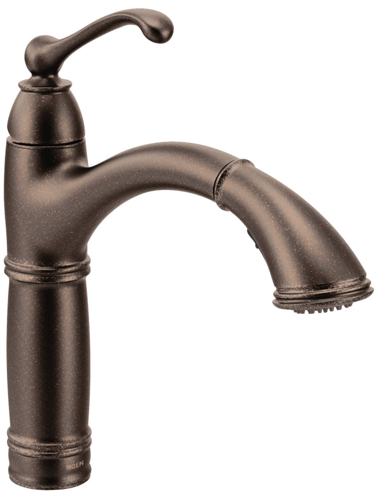 MOEN Moen 7295ORB Oil Rubbed Bronze One-Handle Pullout Kitchen Faucet