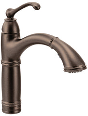MOEN Moen 7295ORB Oil Rubbed Bronze One-Handle Pullout Kitchen Faucet