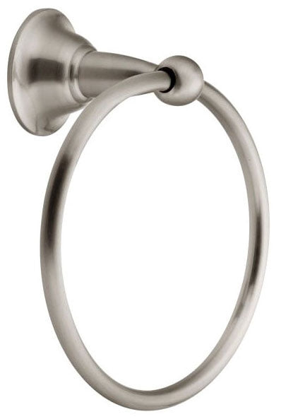MOEN Moen DN6886BN Sage Round Closed Towel Ring in Brushed Nickel