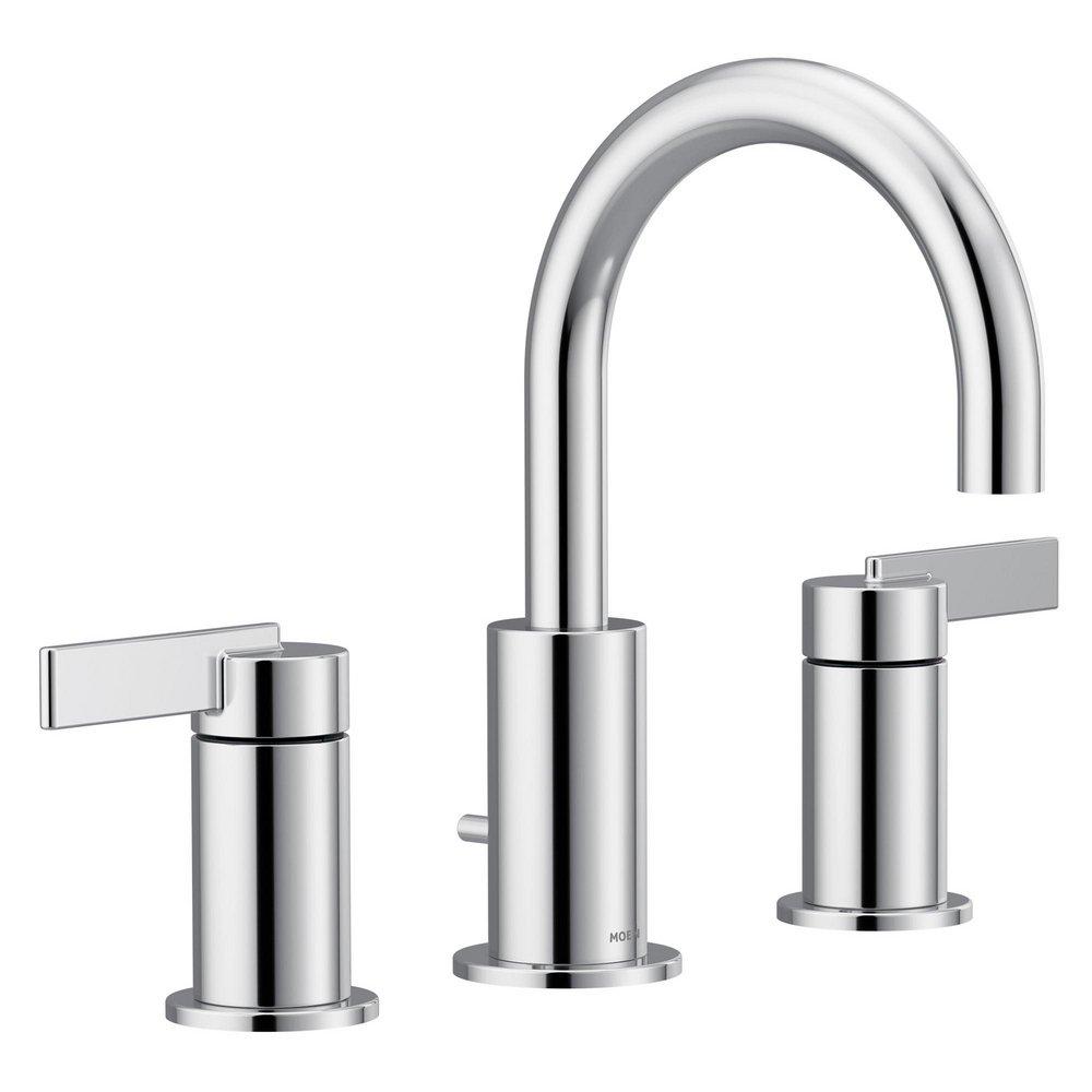 MOEN Moen T6222 Cia Two Handle Widespread Bathroom Sink Faucet in Polished Chrome