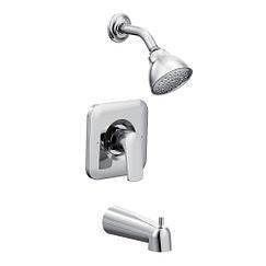MOEN Moen T2813 Rizon One Handle Single Function Bathtub & Shower Faucet in Polished Chrome (Trim Only)