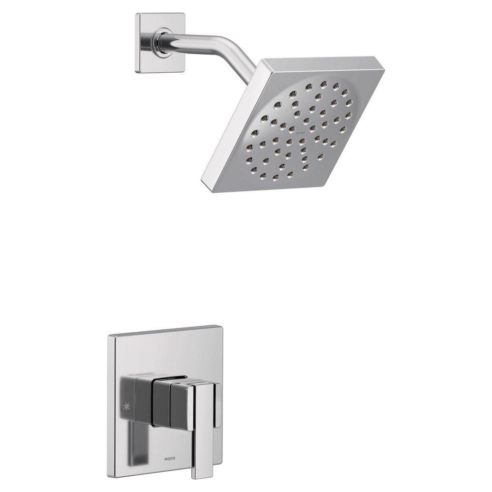 MOEN Moen UTS3715 90 Degree One Handle Single Function Shower Faucet in Chrome (Trim Only)