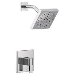 MOEN Moen UTS3715 90 Degree One Handle Single Function Shower Faucet in Chrome (Trim Only)