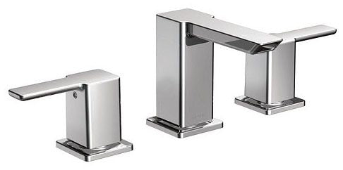 MOEN Moen TS6720 Two Handle Widespread Bathroom Sink Faucet in Chrome
