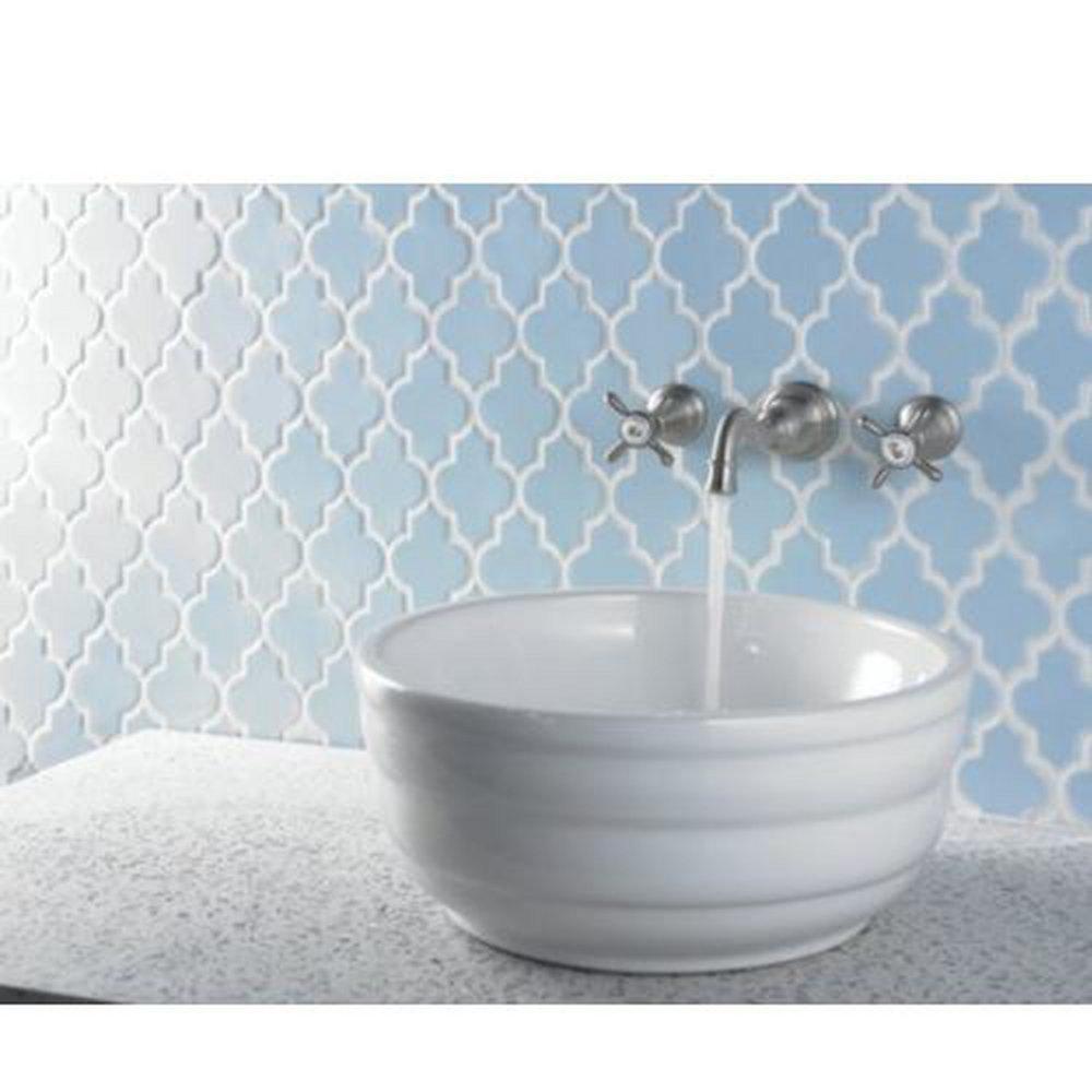MOEN Moen TS42112ORB Weymouth Two Handle Wall Mount Bathroom Sink Faucet in Oil Rubbed Bronze