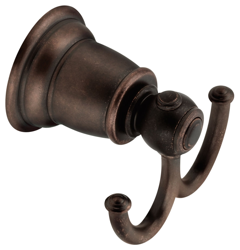 MOEN Moen YB5403ORB Kingsley Double Robe Hook Oil Rubbed Bronze