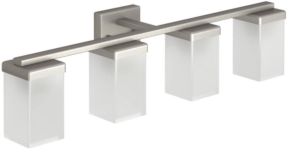 MOEN Moen YB8864BN 90 Degree 4-Light Vanity Light Fixture in Brushed Nickel