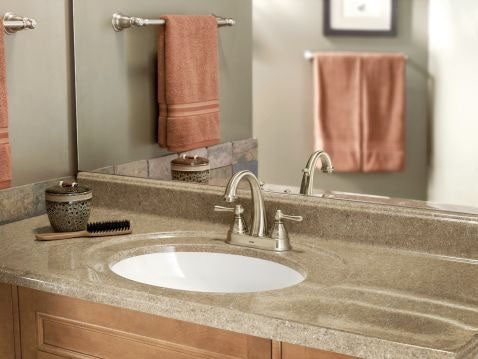 MOEN Moen YB5424BN Kingsley Towel Bar 24 in Brushed Nickel